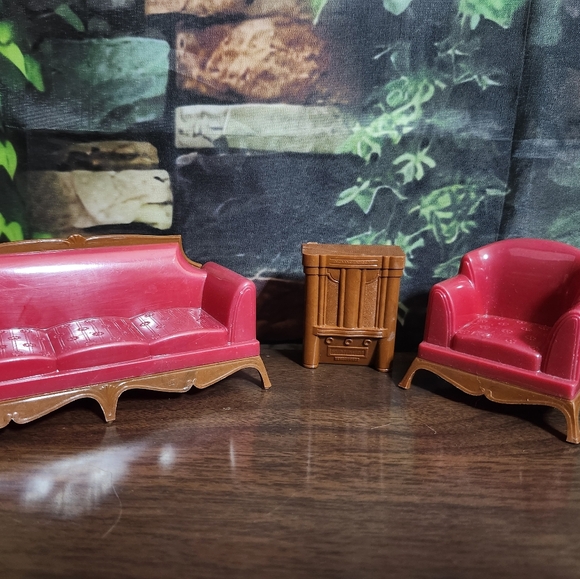 Reliable Vintage Doll House Living Room Furniture - Picture 1 of 5